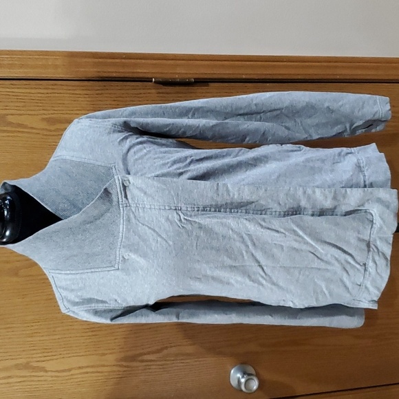 Lululemon grey exercise yoga stretch jacket *flawed* - Picture 1 of 9